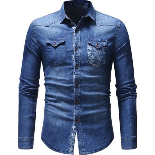 Мужские джинсовые рубашки Mihonory China At AliExpress
