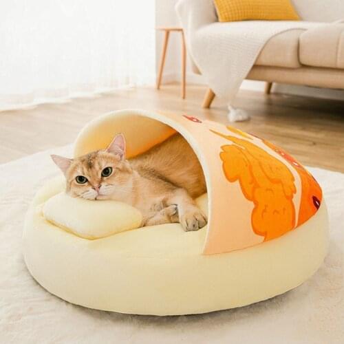 Washable Cat Bed House Kennel Puppy Bed Dog Beds for Large Dogs Dog House Cat House Pet Bed Tent Dog Supplies Camas Para Perros