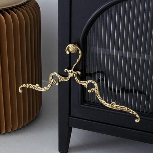 Household hangers Bedroom wardrobe storage rack Brass hook Drying rack Household products Home Decoration Nordic Handmade crafts