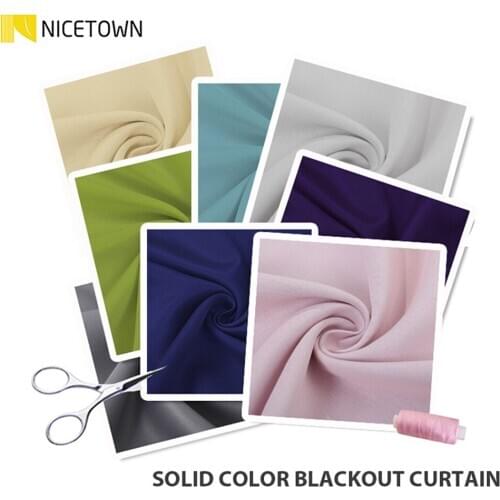 NICETOWN Various Polyester/Cotton Waterproof Blackout Sheer Voile Curtain Cloth Sample