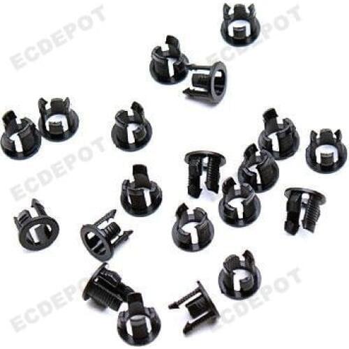 Wholesale 1000pcs 5mm Plastic LED Holder Clip Display Panel 5mm led cover black holder