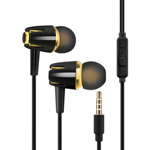 96dB - 110dB Wired Universal Noise Cancelling Stereo In-ear Earphone Phone Headset with Mic Phone PC Accessories TPE