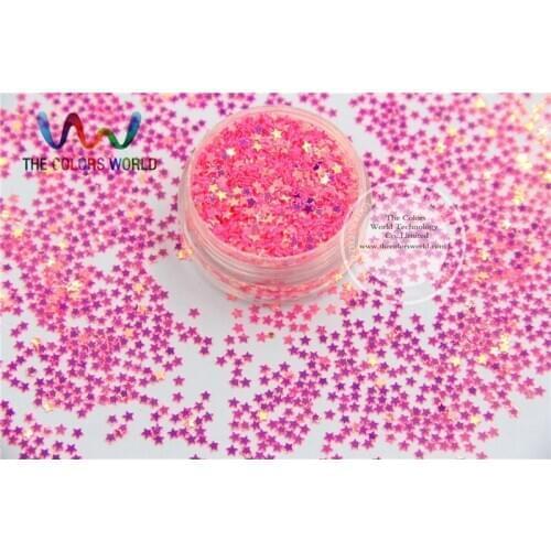 SSWJ2-6 Sequins Stars shape Magical Bullion Color accessory for nail Art or DIY decoration