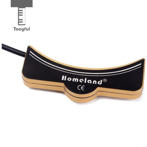 Tooyful Clip-on Soundhole Pickup 6.35mm Jack 5M Cable for Classical Acoustic Guitar