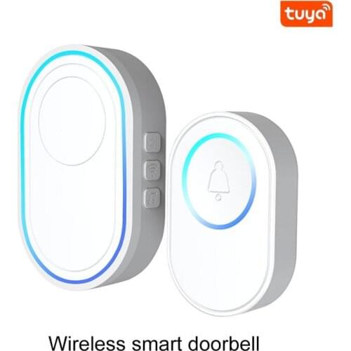 Tuya Smart Outdoor Wireless Doorbell Call Intercom for Apartments Wifi Door Bell Ring Alarm for Home Security With 58 Ringtones