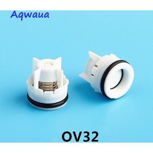 Aqwaua OV32 Water Check Valve Non Return Valve Shower Head Valve Bathroom Accessory One Way Water Control Connector