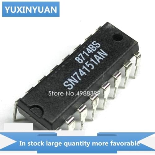 YUXINYUAN 10PCS/LOT SN74151AN SN74151 74151AN DIP16 in stock in stock
