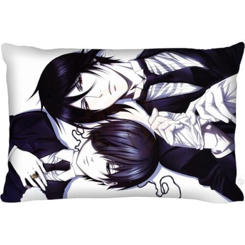 Hot Sale Best Nice black butler Rectangle Pillowcases zipper Custom Pillow Case