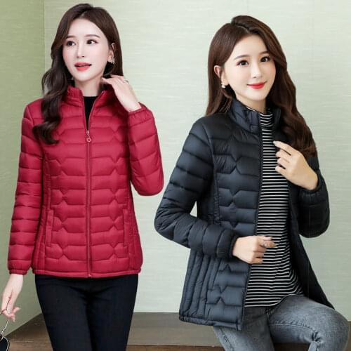Winter Women Ultralight Thin Down Jacket White Duck Down Jackets Long Sleeve Warm Coat Parka Female Portable Outwear