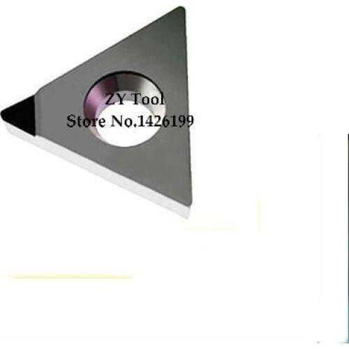 2PCS TCGT110202/TCGT110204/TCGT110208 PCD CBN Inserts , CNC PCD CBN Diamond insert For Lathe Tools Inserts For STWCR/STGCR/STFCR