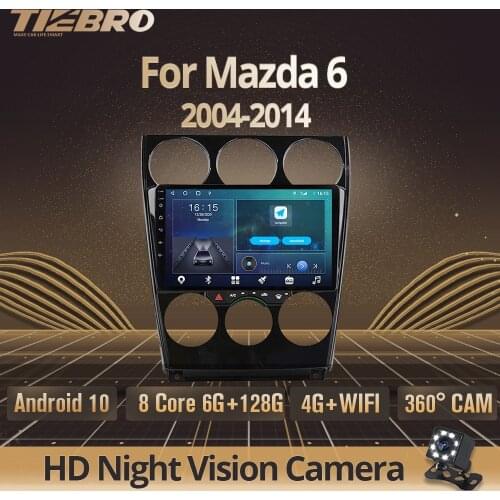 2din Android 9.0 Car Radio Player For Mazda 6 2004-2014 Car Multimedia Videp Player 2din Dvd Gps Navigation Auto Radio Stereo