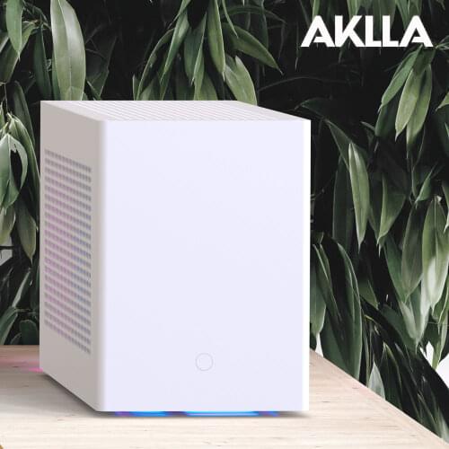 AKLLA A4-atx power supply, ITX Mini chassis, Supporting 240 / 280 water-cooled long graphics card 3.5 hard disk