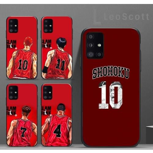 Slam dunk anime manga Phone Case For Samsung A40 A31 A50 A51 A71 A20E A20S S8 S9 S10 S20 Plus note 20 ultra