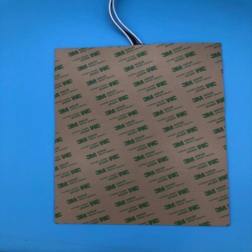 Elettrico riscaldatore letto per stampante 3d posteriore 150x260mm 110v 150w flexible heater silicone heater with 3M adhesive