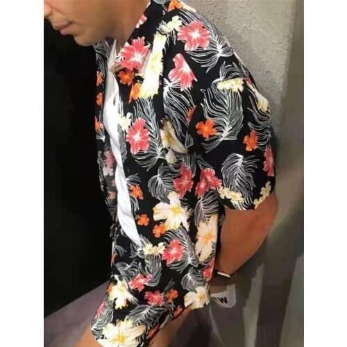 Hot Sale 2021 Summer New European American Mens Clothing Grid Casual Fashion Hooded Shirt Cardigan Men Shirt Short sleeve