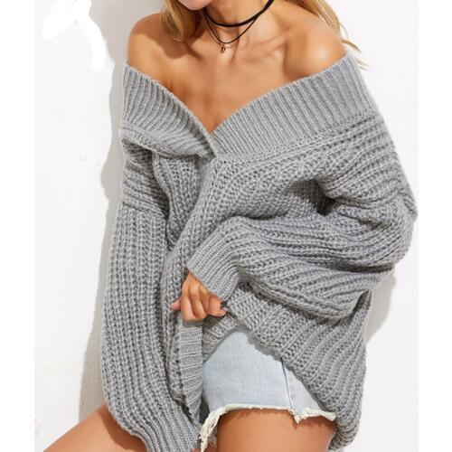 Hzoioys Women's V-Neck Pullovers