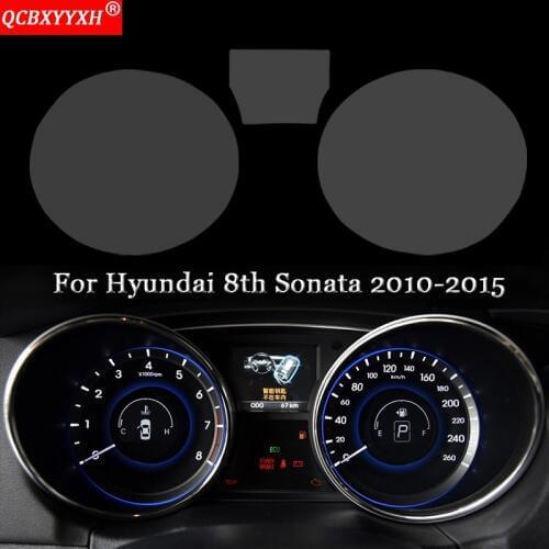 Car Styling Dashboard Paint Protective Film Sticker Light Transmitting Automobiles Accessories For Hyundai 8th Sonata 2010-2015
