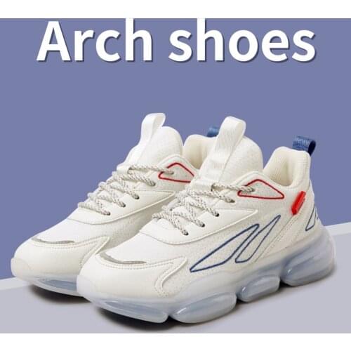 Flatfoot shoes arch support orthopedic breathable Spring and summer Foot pain exercise running Corrective shoes