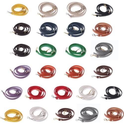 New 1 Pc Unisex 120cm PU Leather Shoulder Bag Handle DIY Craft Replacement Purse Strap Handbags Belts Strap Bags Accessory