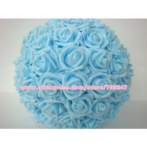 New Arrival!!! 8pcs X Fabulous Foam Rose ball Kissing Ball Pomander Wedding decoration *Free Shipping VIA EMS