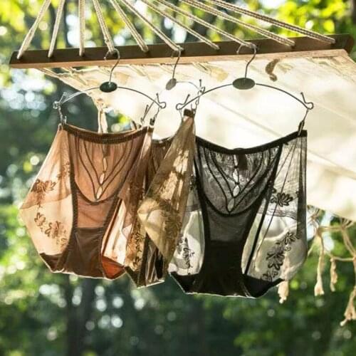 New Women Underwear Sexy Lace Panties Fashion Hollow Out Comfort Briefs Mid Waist Seamless Invisible Underpants Female Lingerie