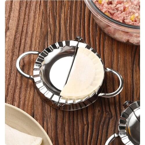 New Dumpling Mold Mould Stainless Steel Dough Presser Maker Cutter Tools Set Kit ravioli cutter kitchen gadgets cocina cozinha