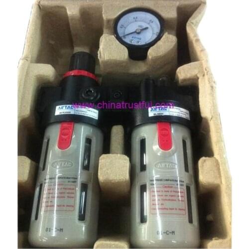 Original AirTAC Airtac two linked parts BFC-4000 regulator water filter system combinations