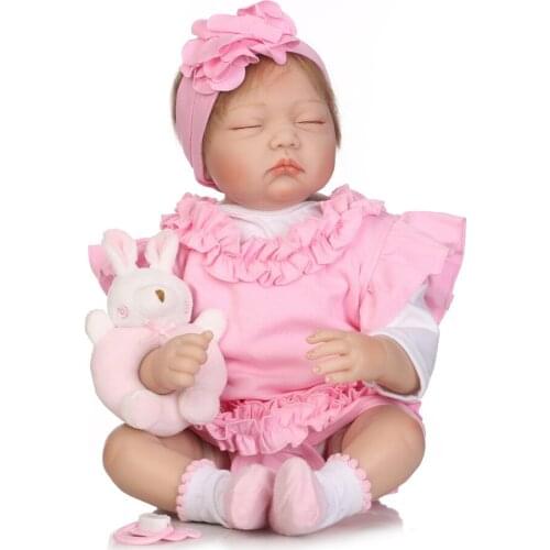 NPKCOLLECTION Bebes Reborn Menina Children Best Gift Silicone Reborn Baby Dolls for Kids Handmade Princess Bonecas Toy Playmates