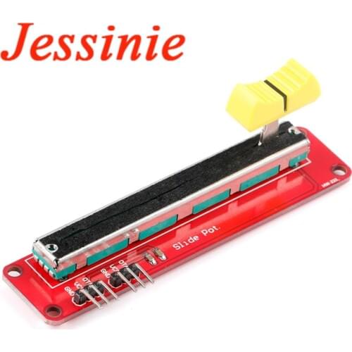 Slide Potentiometer 10K Linear Module 3.3V 5V Dual Analog Output for Arduino AVR Electronic Block Adjustable Resistance