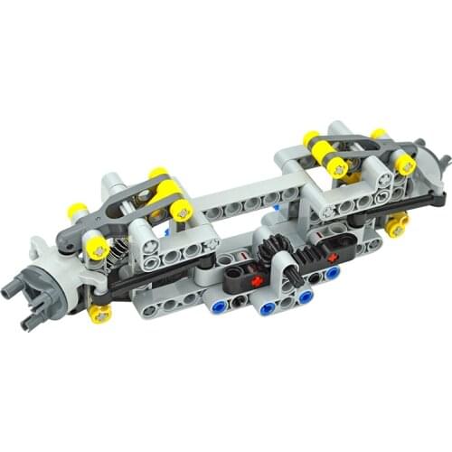 Technical Parts MOC Building Blocks Front Suspension System Back Suspension System Differential Self-Locking Bricks Toy for Kids