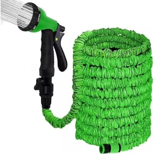 22.5 meters Elongating Garden Watering Car Wash Hose 7 Segment Title Gun