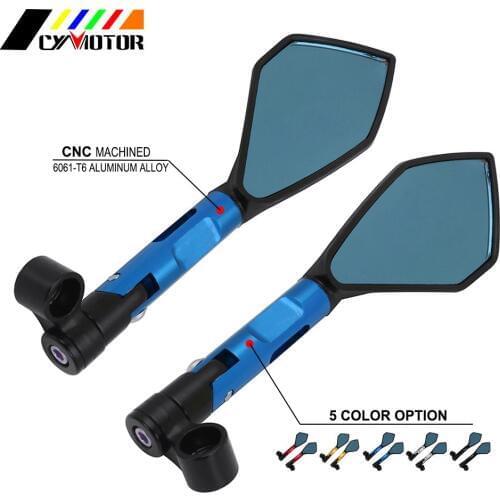 Universal Motorcycle Rearview Mirror CNC Side Mirrors Rear View Modification Accessories For Yamaha ys 150 tmax 530 tdm 850 fz6n