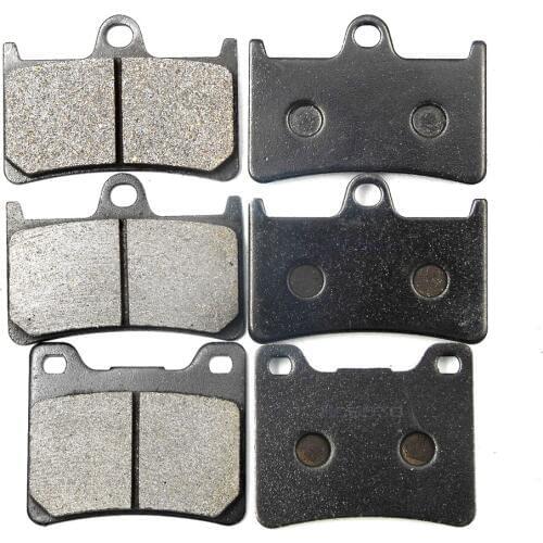De moto da Frente Traseiros Pastilhas de Freio do Disco Para YZFR6 YZF-R6 2008-2014 YZF-R6S 09-13 & XJR1300 1999-2001 Motorcycle
