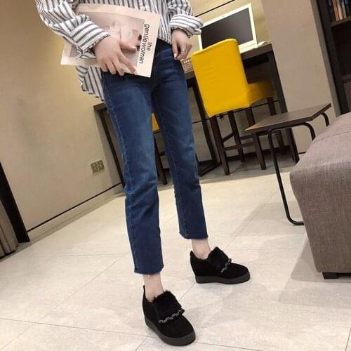 Shoes Woman 2021 Casual Female Sneakers Oxfords Slip-on Flats Shallow Mouth Square Toe New Small Nurse Cute Comfortable Le