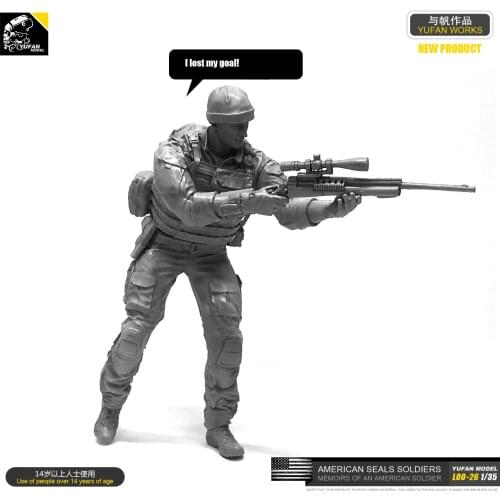 1/35 Resin Figure kits model Soldierself-assembled LOO-26