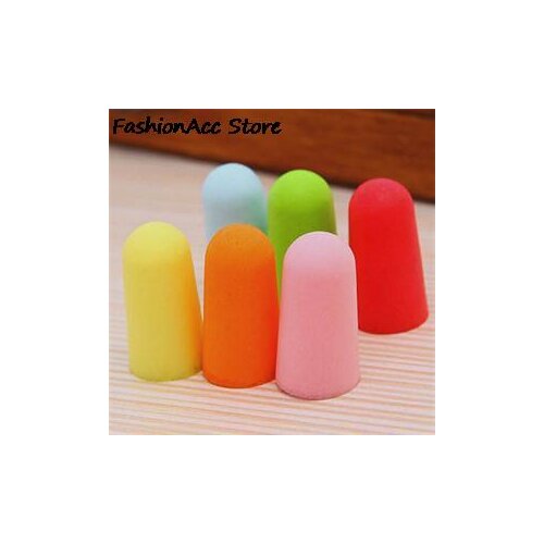 1 Pair/pack Soft Foam Ear Plugs Travel Sleep Noise Prevention Earplugs For Travel Sleeping Individually Wrapped Color Random