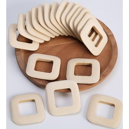 10pcs 44mm Natural Spacer Ball Wooden Beads Necklaces for Women Jewelry Making Charm Unfinished Diy Round Wooden Beads