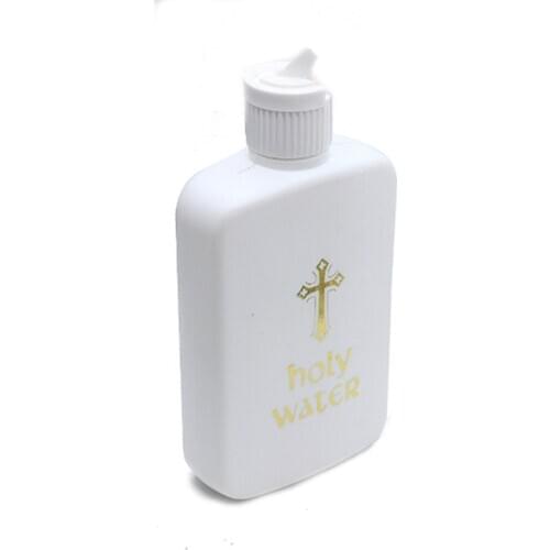 100ml Easter Plastic Water Bottle With Gold Blocking Logo Holy Water