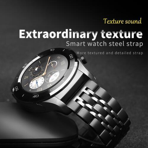 20/22mm watch band For Huawei watch gt 2 pro stainless steel Metal Watch Band Link Bracelet Smart watch replacement strap
