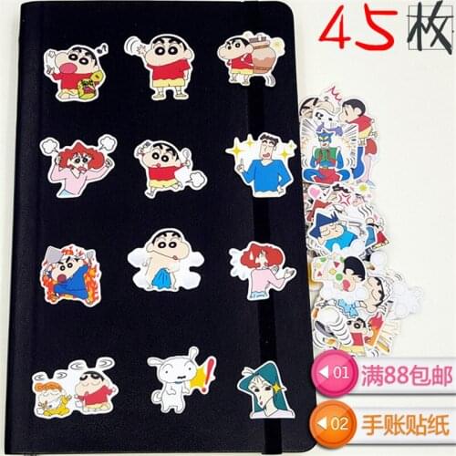 45 PCS New Cute naughty little boy everydayPaper Lable Stickers Crafts And Scrapbooking Decorative Sticker DIY Lovely Stationery