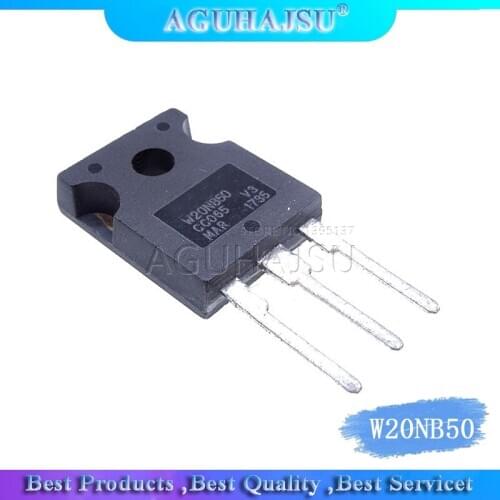 5PCS W20NB50 W20NK50Z W20NM50 W20NC50 TO-247