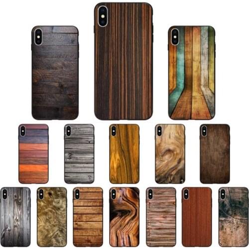 YNDFCNB Wood grain Phone Case for iphone 11 12 Mini Pro Max X XS MAX 6 6s 7 8 Plus 5 5S 5SE XR SE2020