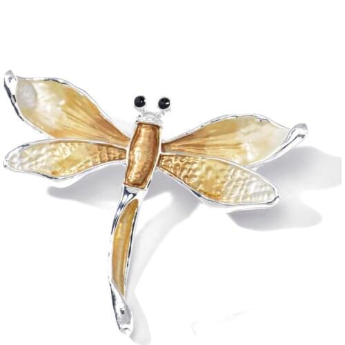 D&Rui Jewelry Colorful Dragonfly Brooches Pins 2020 New Arrival Enamel Wedding Party Casual Brooch Pins Gfits for Women Coat