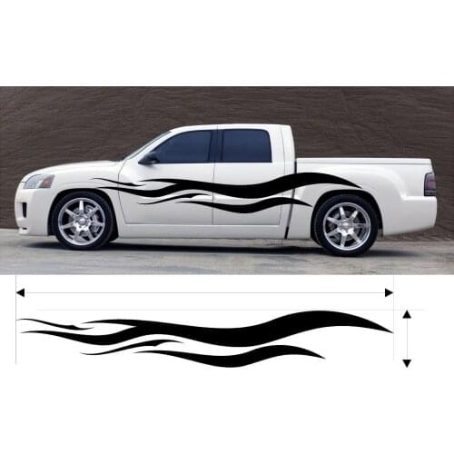 For 2xVINYL GRAPHICS DECAL STICKER CAR BOAT AUTO TRUCK 80" MT-205 Car styling
