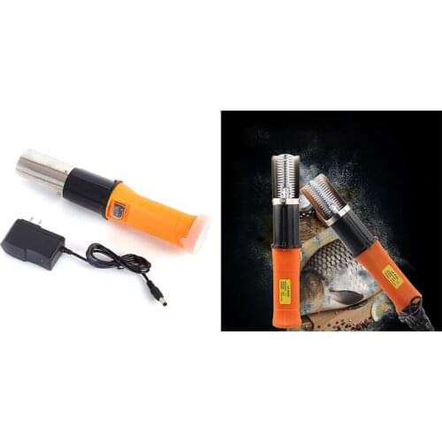 Electric Fish Scaler Fishing Scalers Clean Fish Remover Cleaner Descaler Scraper Seafood Tools US Plug