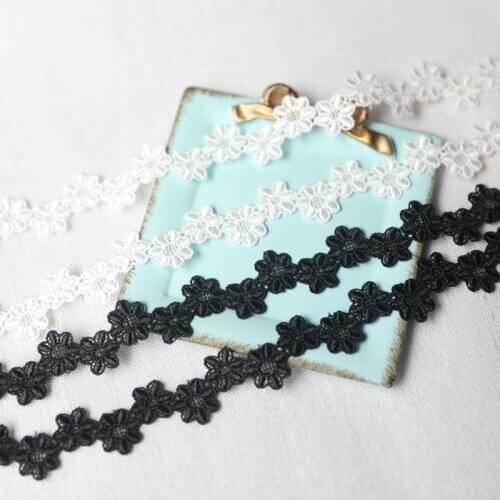 Hot sale Fine water soluble lace trims the side 2 cm h0204