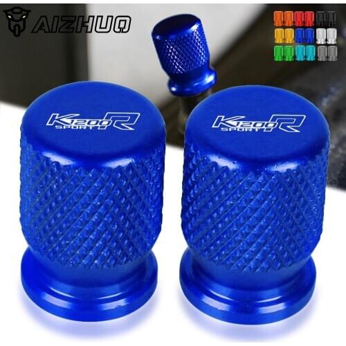 K1200 R Motorcycle CNC Vehicle Wheel Tire Valve Stem Caps Cover FOR BMW K1200R SPORT 2006-2008 2007 Universal Accessories LOGO