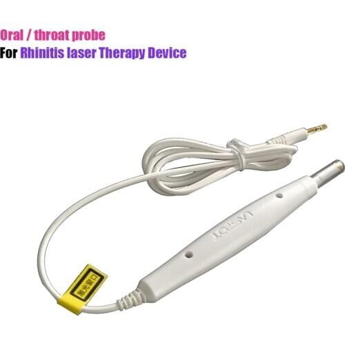 LASTEK Throat Oral Treatment Diode Probe Cable Laser Radiation Phototherapy For Rhinitis Semiconductor LLLT Laser Therapy Device