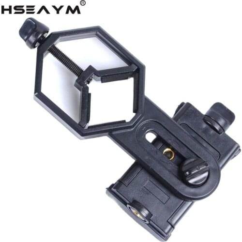 Metal Camera Phone Holder Zinc Alloy 55-95mm Big Eyepiece Telescope Adapter Mount Universal Mount