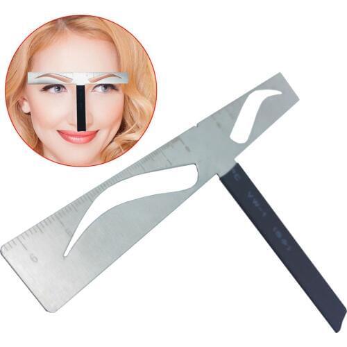 Microblading Eyebrow Tattoo Stencil Ruler Shaper Template Definition Permanent Makeup Brow Shaping Design